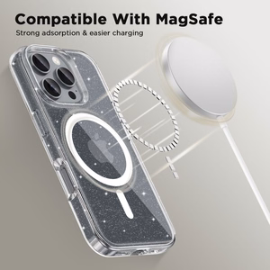 Tech-Protect FlexAir Hybrid Magnetinis dėklas telefonui iPhone 16 Pro Max - skaidrus
