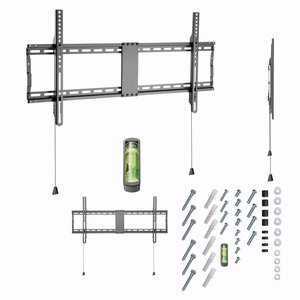 Gembird WM-90F-01 televizoriaus laikiklis 2,29 m (90") Juoda