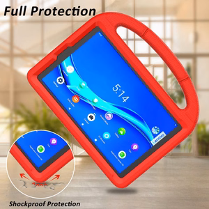 Dėklas Shockproof Kids Samsung X200/X205 Tab A8 10.5 2021 raudonas