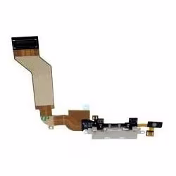 Lanksčioji jungtis skirta iPhone 4S įkrovimo kontakto balta ORG