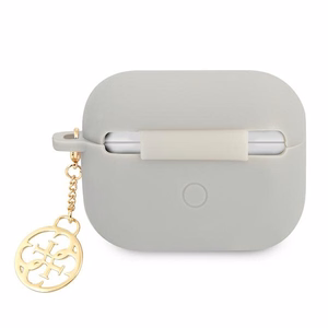 Guess GUAPLSC4EG AirPods Pro чехол серый/серый Silicone Charm 4G Collection