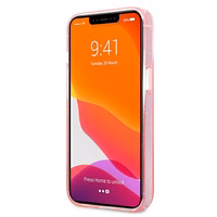 Karl Lagerfeld KLHCP13LKCTUGLP iPhone 13 Pro / 13 6,1\" Dėklas telefonui - rožinis Glitter Karl's & Choupette