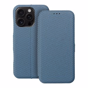 FOLIO Šoninis magnetinis knygos dėklas IPHONE 16 PRO mėlynas
