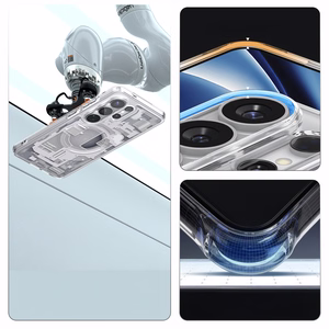 Spigen Ultra Hybrid Mag MagSafe Dėklas for Samsung Galaxy S26 Ultra Zero One - Clear and baltas