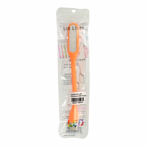 Mini LED lempa silikoninė USB oranžinė