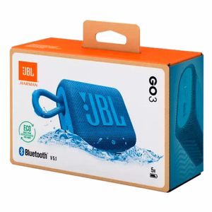 Belaidė kolonėlė JBL GO 3 ECO, 4.2W, 5h, mėlyna