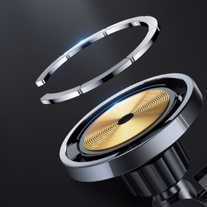 Automobilinis laikiklis Joyroom JR-ZS240 (belaidis įkrovimas 15W) (magnetinis / oro groteles)