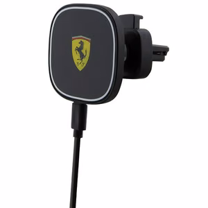 Ferrari беспроводная зарядка FECHMGLK 15Вт для решётки чёрный/чёрный 2023 Collection MagSafe