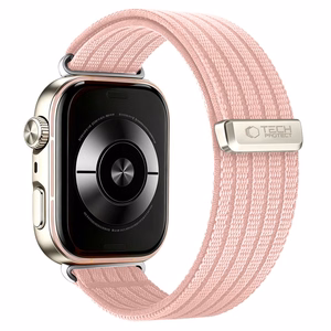 Tech-Protect Nylon Strap for Huawei Watch Fit 3 / 4 / 4 Pro / 5 / 5 Pro - Pink