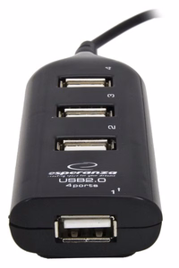 Esperanza EA116 sąsajos šakotuvas 480 Mbit/ai Juoda