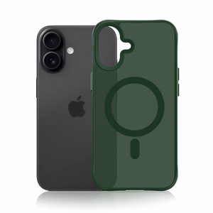 3mk Smoke MagCase for iPhone 16 Pro - žalias-Translucent