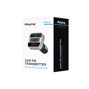 Automobilinis FM transmiteris su Bluetooth funkcija (2× USB)