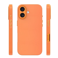Etteri Elegant Mag dėklas for iPhone 16 6,1" oranžinis