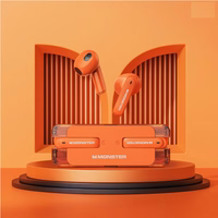 MONSTER XKT08 TWS Belaidės ausinės oranžinis