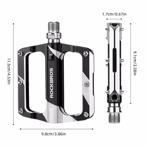 Rockbros K306-BK aliumininiai MTB dviračio pedalai – juodi