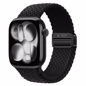 TECH-PROTECT NYLONMAG APPLE WATCH 6 / 7 / 8 / 9 / 10 / SE / ULTRA 1 / 2 (44 / 45 / 46 / 49 MM) JUODAS