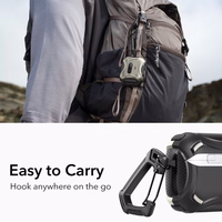 ESR Cyber FlickLock MagSafe deklas AirPods Pro 3 - Sidabrinis