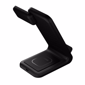 STM ChargeTree Swing 3-in-1 įkrovimo stotelė telefonui, AirPods ir Apple Watch, juoda