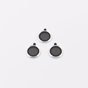 Rinkinys of lens glasses for iPhone 17 Pro Max sidabrinis