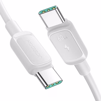 "Joyroom S-A14" USB-C kabelis - USB-C 60W 1,2 m - Baltas