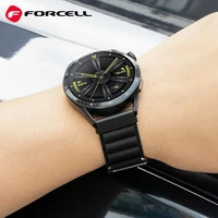 FORCELL F-DESIGN FS05 dirželis SAMSUNG laikrodžiui 22 mm juodas