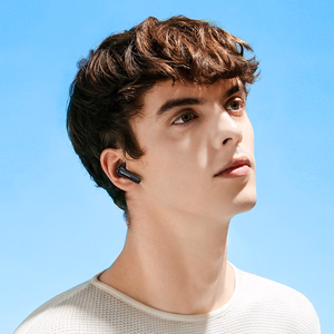 Ultra Clear 1 mm dėklas Wireless headphones Hoco EQ14, skaidrus