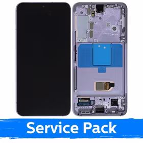 LCD ekranas suderinamas su Samsung S901 S22 su rėmeliu / Bora Purple / (Service Pack)