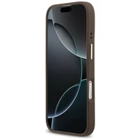 GUESS dėklas IPHONE 17 suderinamas su MagSafe GUHMP17SP4MSEGCW (PU 4G su klasikiniu) rudas