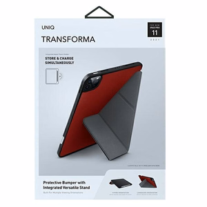 Uniq Transforma dėklas iPad Pro 11'' (2021) - raudonas