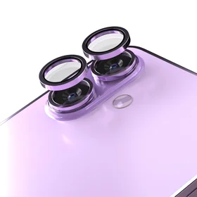 Etteri apsauginis stiklas kamerai iPhone 17 violetinis