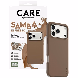 CARE by PanzerGlass Madingas Samba Magnetinis dėklas telefonui iPhone 17 Pro Max - Rudas