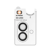 Apsauginis stiklas Tel Protect 3D objektyvo ant kameros Iphone 17 - juodas (objektyvas 2 vnt.)