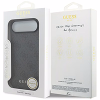 Guess 4G Charms Collection Magnetinis dėklas telefonui iPhone Air - juodas