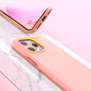 Dėklas telefonui iPhone 13 Pro – atsparus kritimui, skirtas MagSafe, rožinis (PC0113-MFM-PK)
