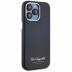 Karl Lagerfeld hotel RSG iPhone 15 Pro dėklas - juodas