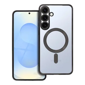 ELECTRO MAG COVER magnetinis dėklas telefonui, suderinamas su MagSafe, skirtas SAMSUNG S25 Plus, juodas