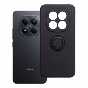 SILIKONINIS RING dėklas for XIAOMI Redmi Note 15 Pro 5G juodas