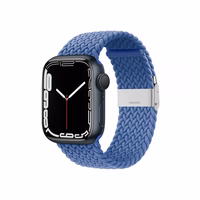 Crong Wave Band – Braided Apple Watch dirželis 44/45/46/49mm (mėlynas)
