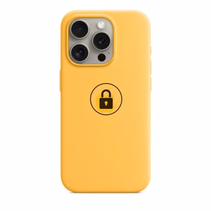 Чехол "Silicone Case v2" для iPhone 15 Pro / солнечный / в упаковке