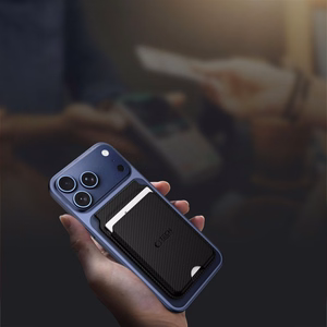 TECH-PROTECT MAGWALLET STAND MAGSAFE UNIVERSAL MAGNETINIS KORTELIŲ LAIKIKLIS CARBON