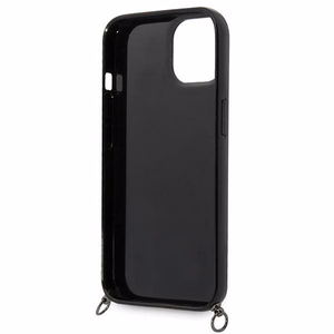Karl Lagerfeld KLHCP14SSTSTP iPhone 14 6.1 "kietas dėklas rožinis / rožinis Spalvotos Juostelės Dirželis