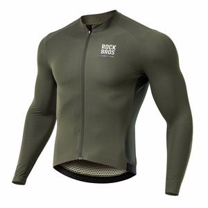 Rockbros 15220003002 ROAD TO SKY men's long sleeve cycling jersey S - green