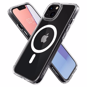 Spigen Ultra Hybrid Mag dėklas su MagSafe iPhone 13 mini - baltas
