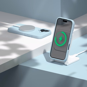 Etteri Silikoninis Mag dėklas for iPhone 17 šviesiai mėlynas