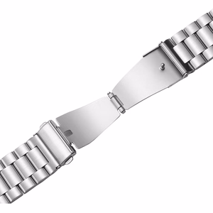 Puro METAL Nerūdijančio plieno Samsung Galaxy Watch 4 / 4 Classic / 5 / 5 Pro / 6 / 6 Classic sidabrinė juosta