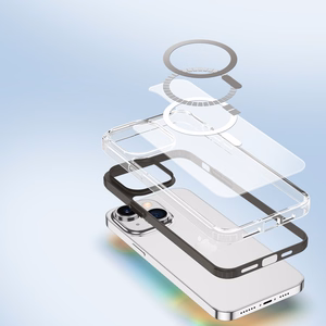 Dux Ducis Clin2 dėklas iPhone 14 Plus magnetinis MagSafe dėklas pilkas
