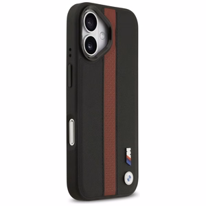 BMW M Perforated Stripe Logo Magnetinis dėklas iPhone 17 - raudonas