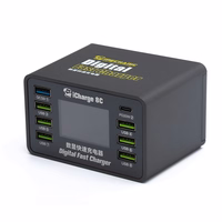 MECHANIC iCharge 8C 8-Port DC maitinimo šaltinis PD QC3.0