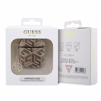 Guess GUA2PGCE4CW dėklas AirPods 1/2 - rudas GCube Charm