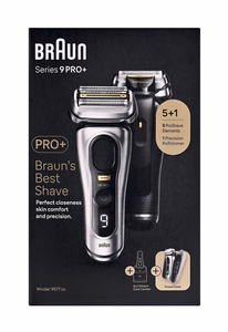 Braun Series 9 Pro 9577cc – tinklelinė barzdaskutė, sidabro spalvos